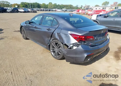 2020 Acura Tlx A-Spec/A-Spec W/Red Leather from USA, damaged, VIN 19UUB1F66LA008200